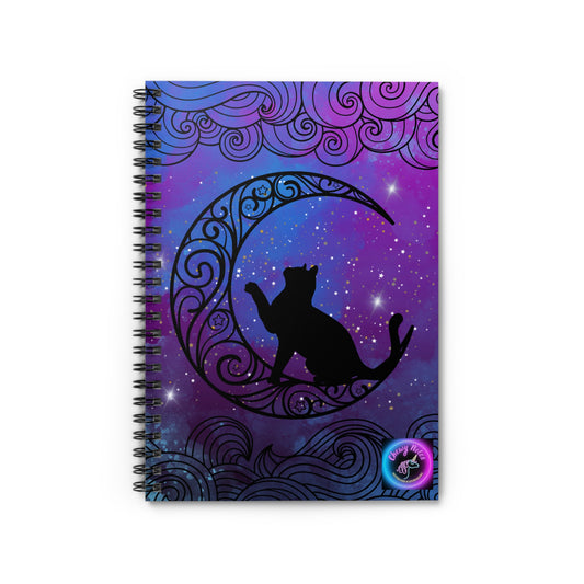 Moon Night Cat Notebook