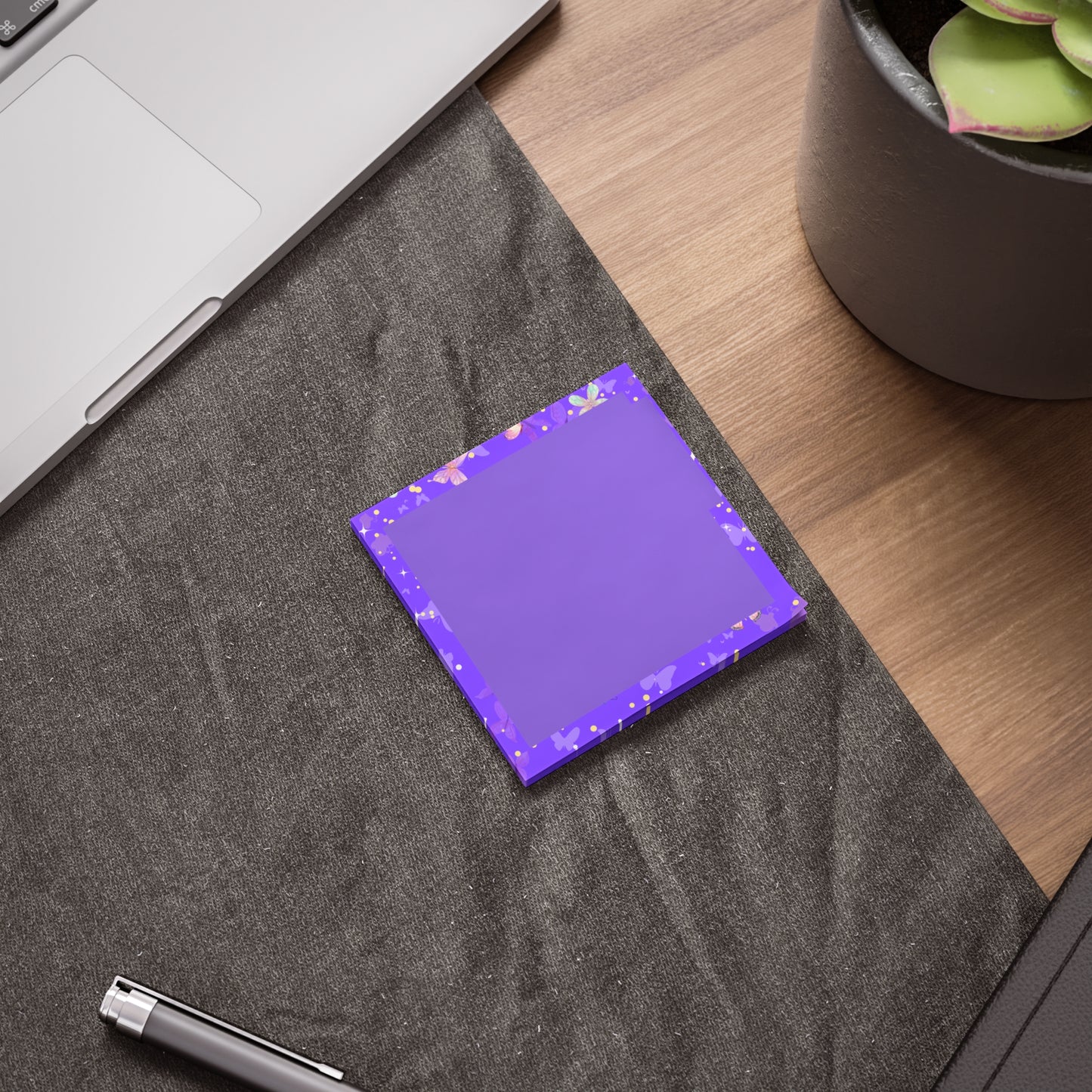 Purple Butterfly Post-it® Note Pads