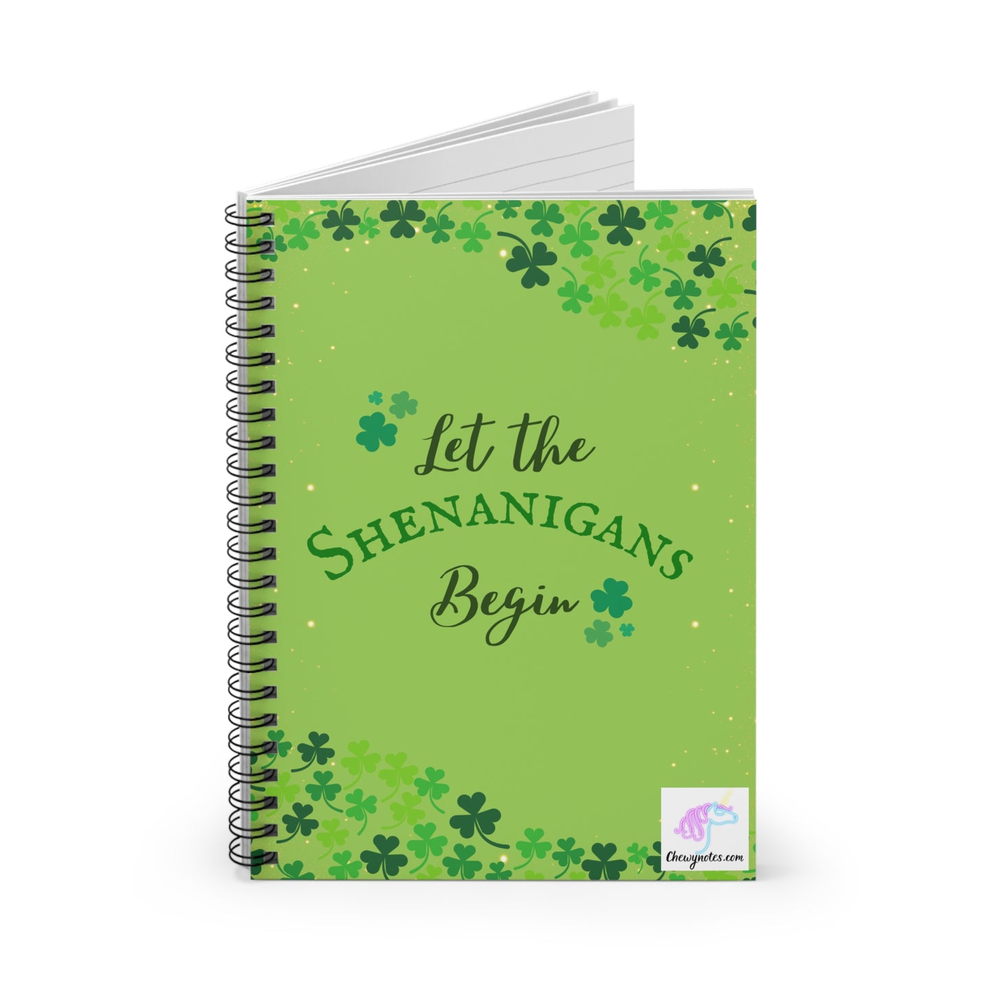 Let the Shenanigans Begin Spiral Notebook