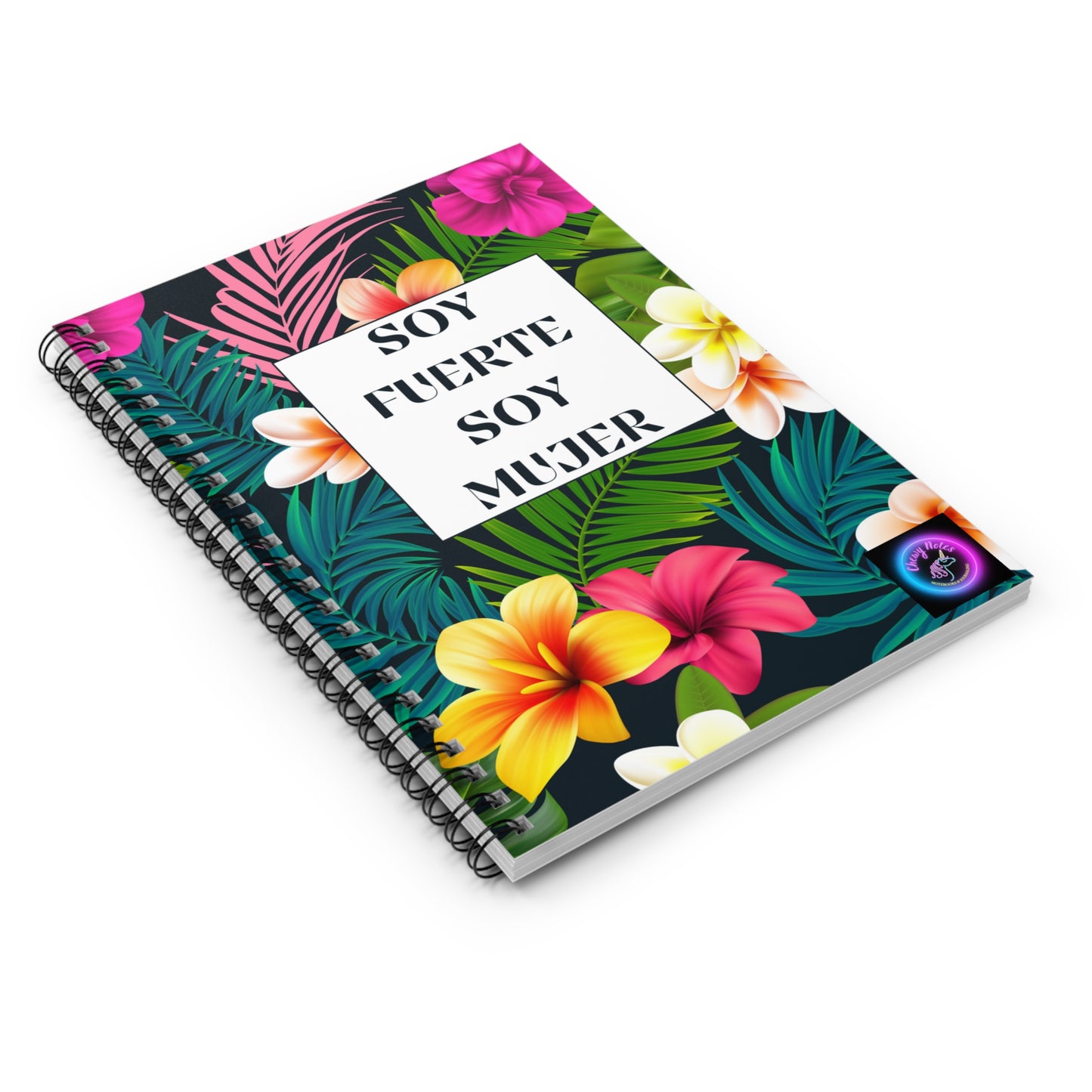 Soy Fuerte Soy Mujer Spiral Notebook