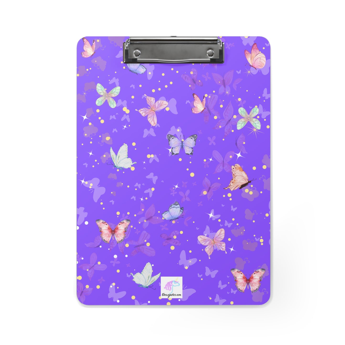 Purple Butterfly Clipboard