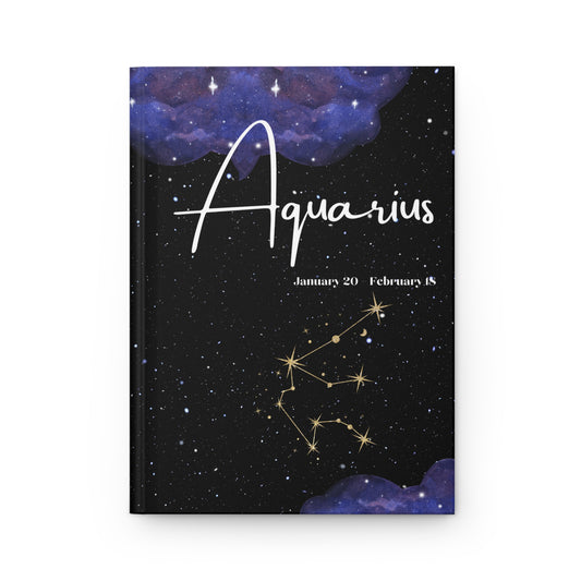 Zodiac Aquarius Space Constellation Journal