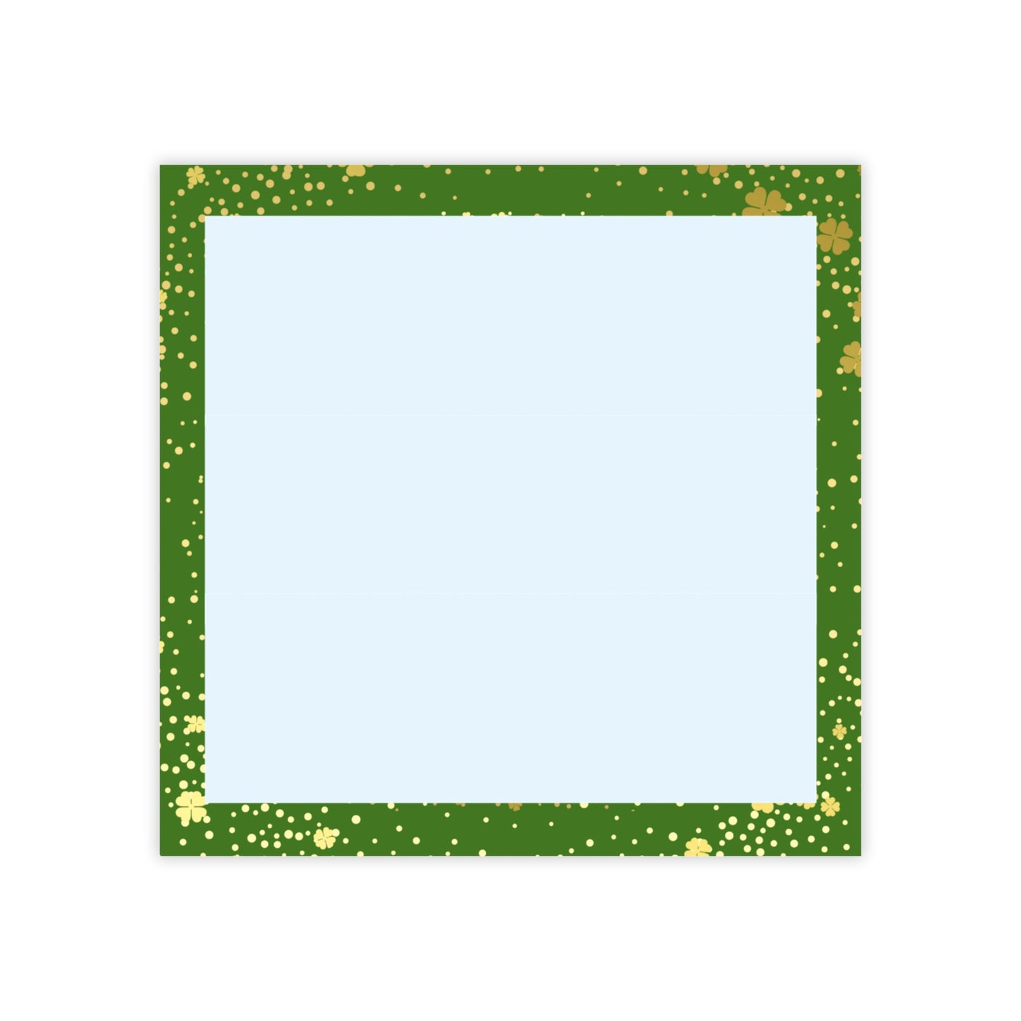 Golden Shamrock Post-it® Note Pads