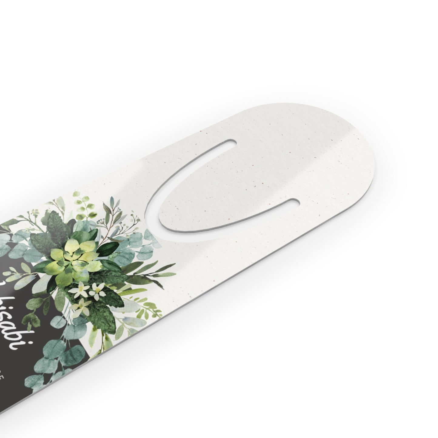 Wabisabi Floral Meaning Bookmark