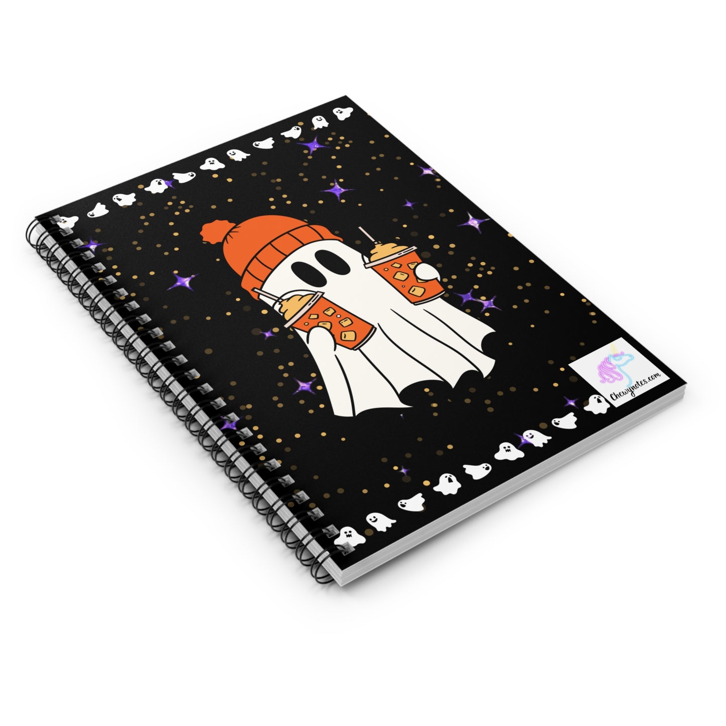 Spooky Chillin Ghosty Spiral Notebook 2